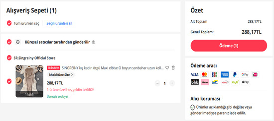 AliExpress Promosyon Kodu Uygula