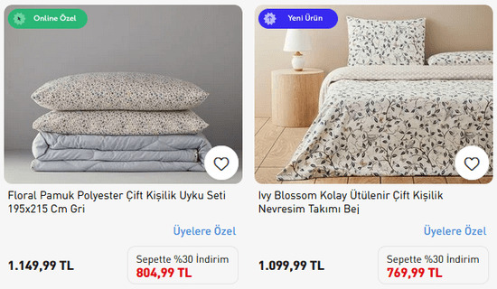 English Home Yatak Odası