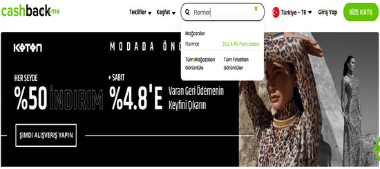 Cashback Flormar Arama